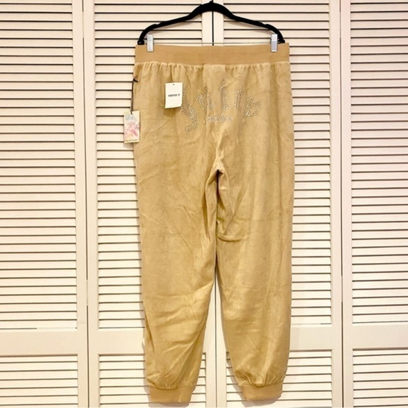 Forever 21 x Juicy Couture Rhinestone Velour Joggers​ - Picture 8 of 13